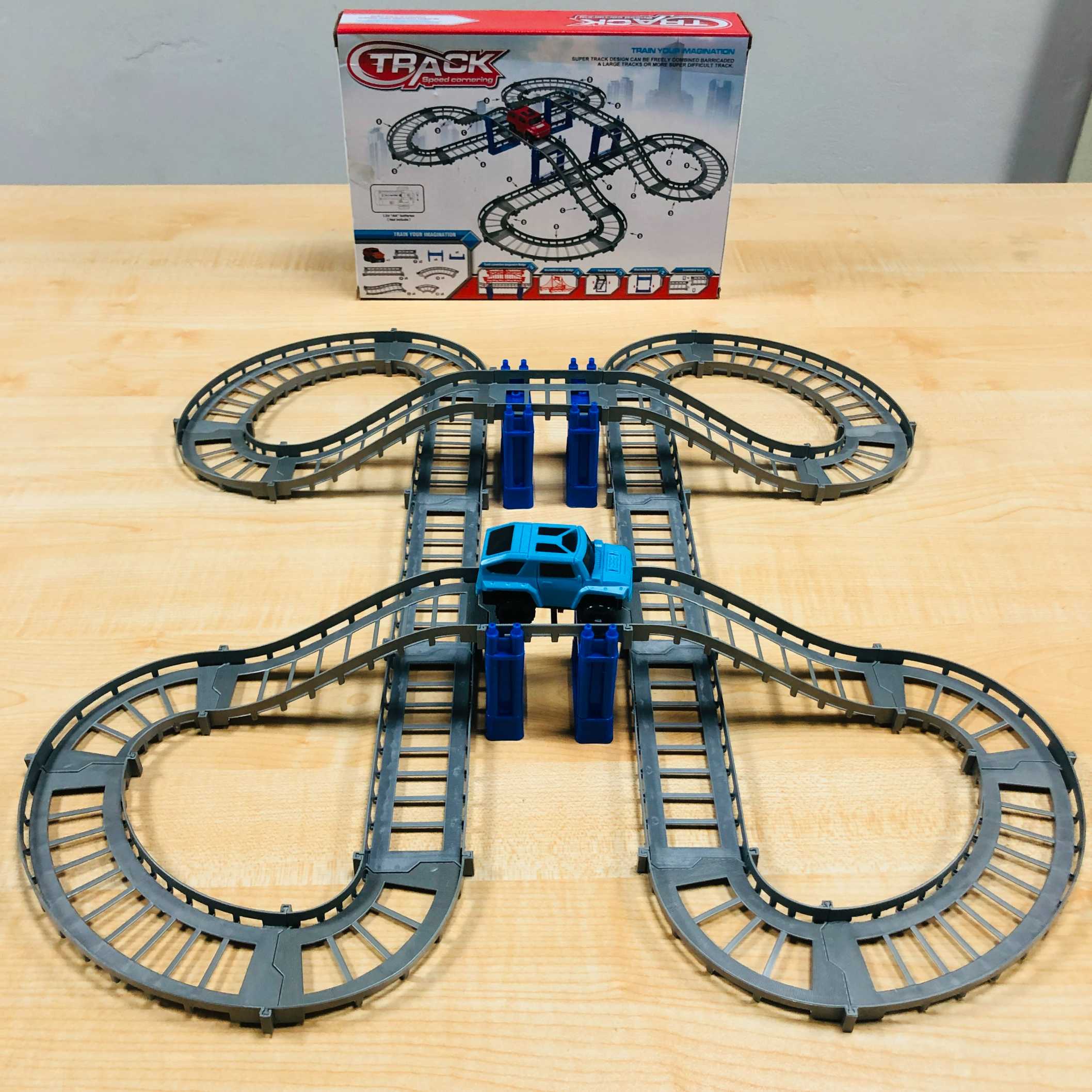 Racing Track Speed Car Toy for Kids